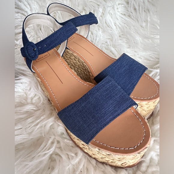 NIB Dolce Vita Dane Espadrille Wedge Sandal - Picture 2 of 16